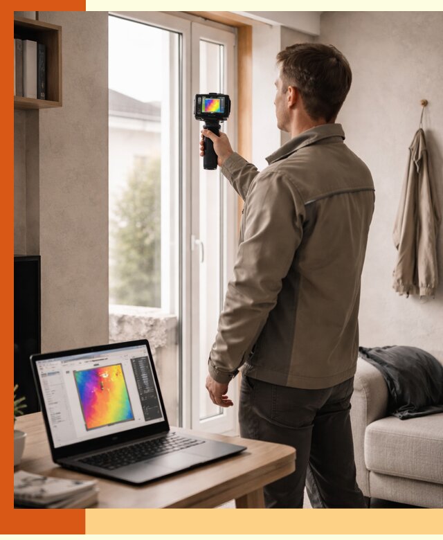 Тепловизионное обследование квартиры в Реутове для поиска утечек тепла