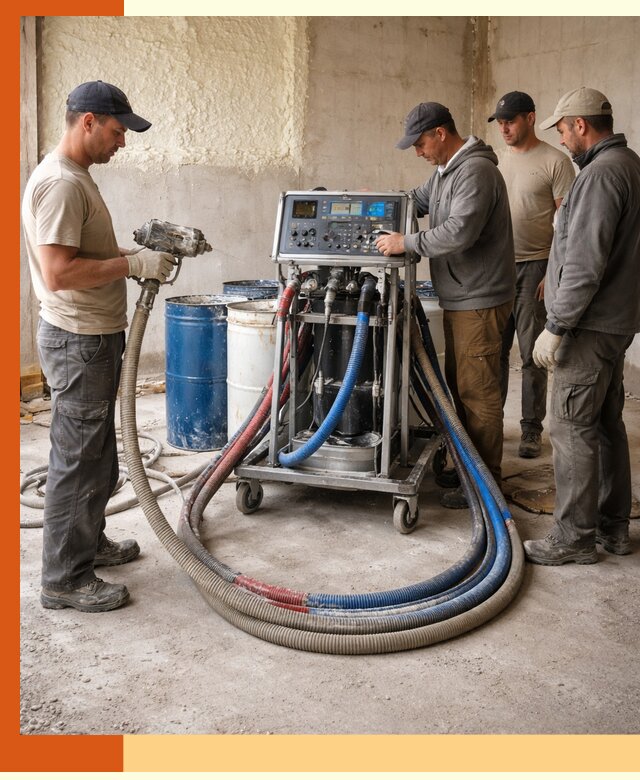 Аренда установки для напыления ППУ в Реутове на выгодных условиях